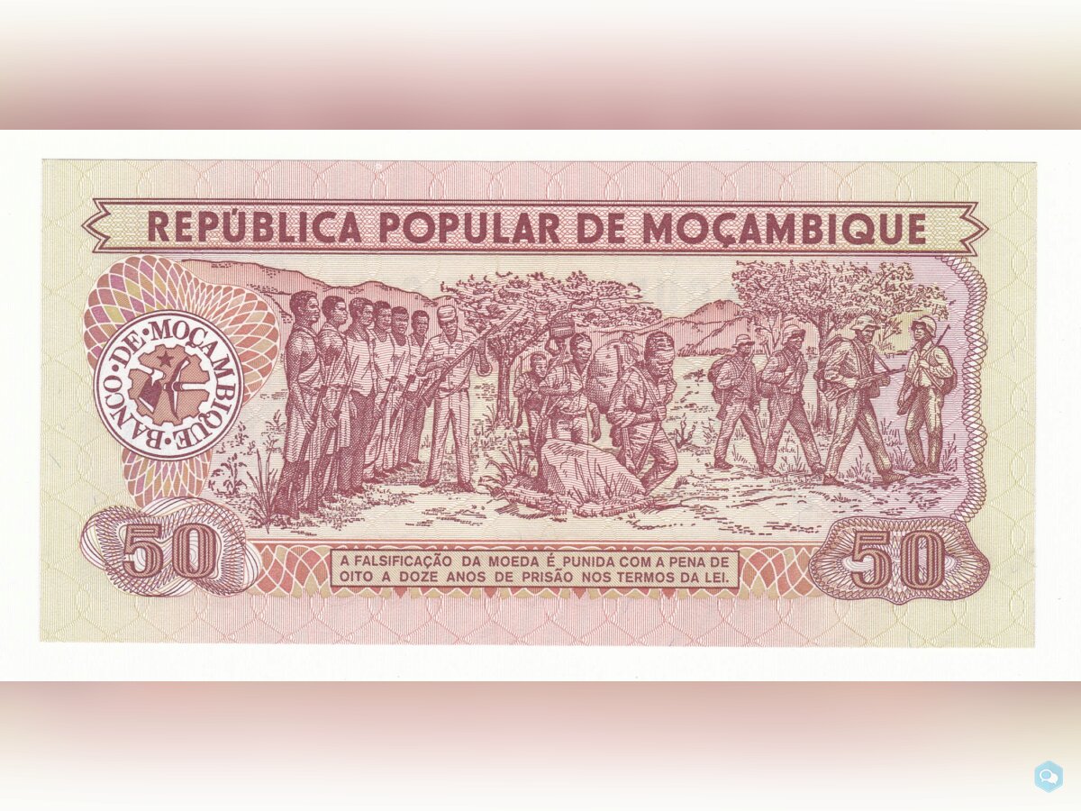 Mozambique 50 meticais année 16.06.1980 neuf unc 2