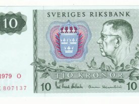 Suede 10 kronor année 1979 neuf UNC