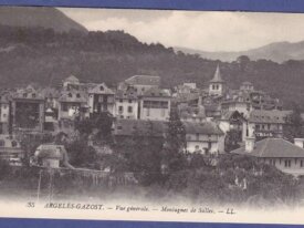 (65) cpa - argeles-gazost vue generale