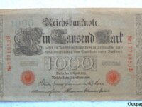 Allemagne, 1000 Mark-Avril 1910 1