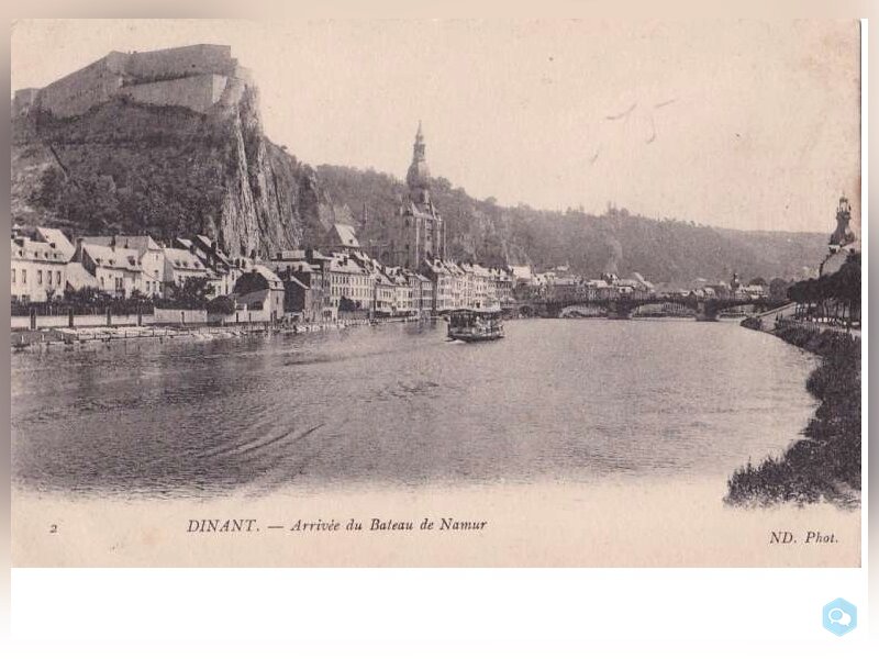 dinant -cpa- arrivée du bateau de Namur 1