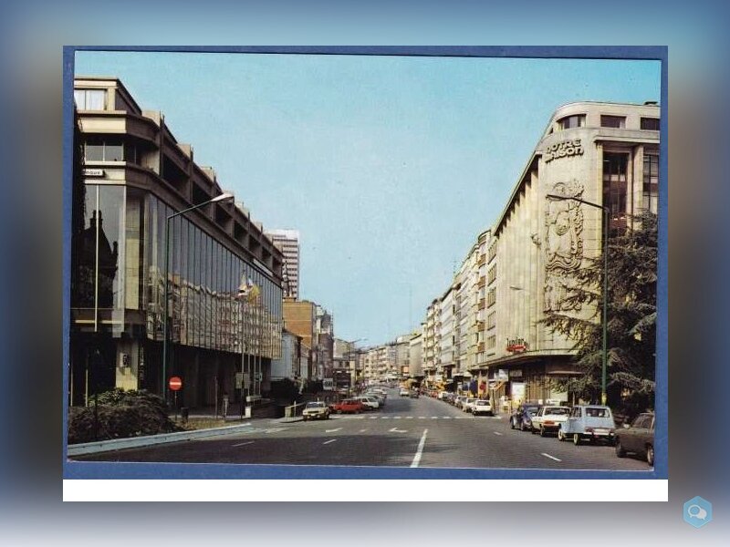 Charleroi-cpsm-boulevard tirou -notre maison 1