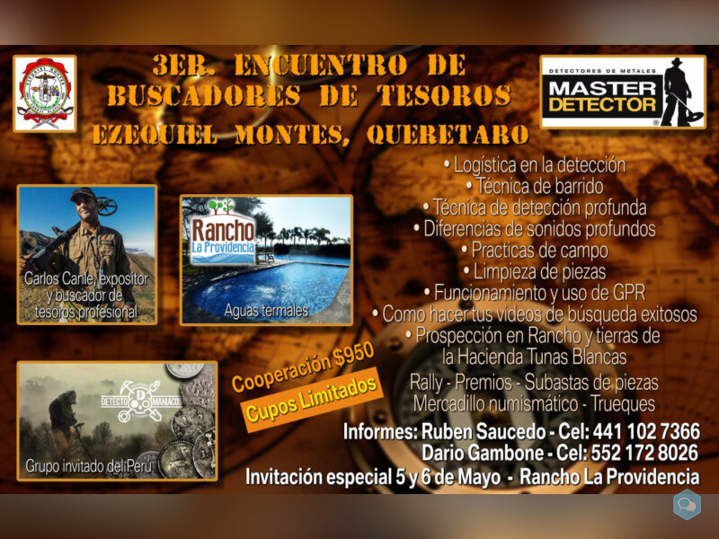 3er. Encuentro de Buscadores de Tesoros..  1