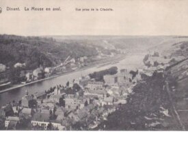 Dinant-cpa -la meuse en aval 