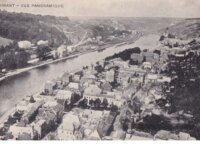 dinant-cpa-vue panoramique - circulée en 1921      1