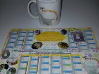 Lot  Mug-Calendrier-Porte clé 1