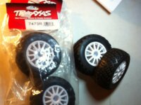 4 roues pour Traxxas Rally 1/8 1