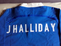 Dédicace sur maillot Johnny Hallyday 1