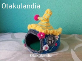 Casita de Gnomos para Agaporni en Crochet