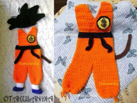  Disfraz Goku Bebé en Crochet 