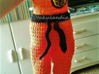  Disfraz Goku Bebé en Crochet  2