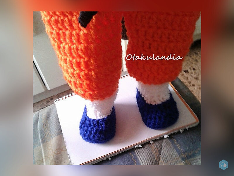  Disfraz Goku Bebé en Crochet  3