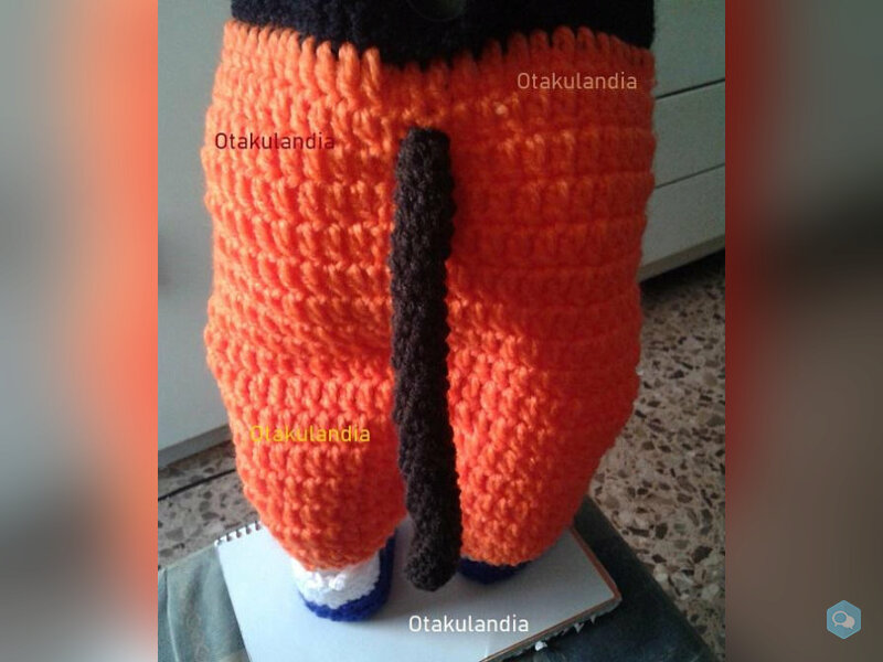  Disfraz Goku Bebé en Crochet  6