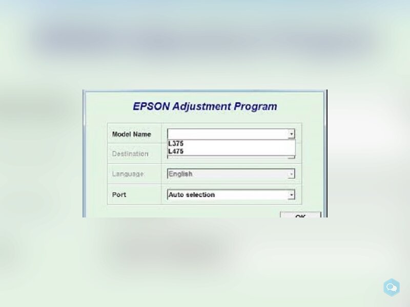 Reset Epson L375 - 475 2