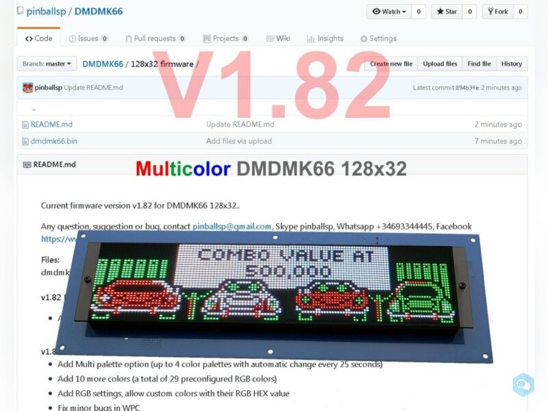 MULTICOLOR DMDMK66 128X32 5