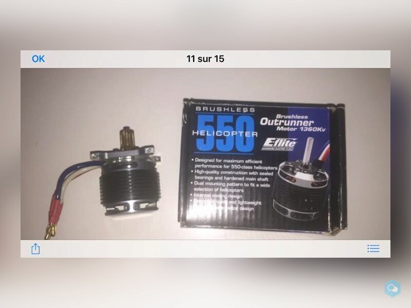 Servos spectrum + moteur 1