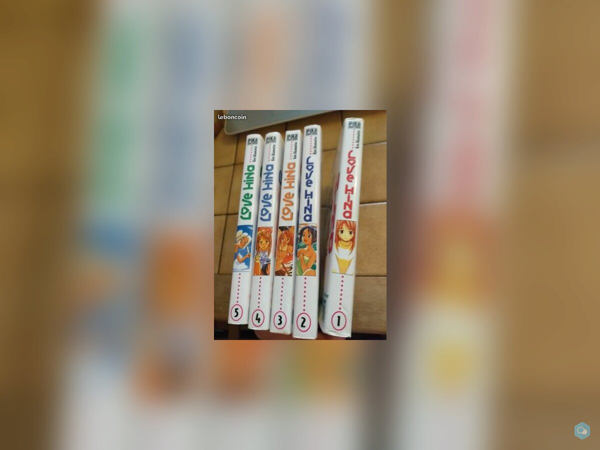 Love Hina 1 à 5 3