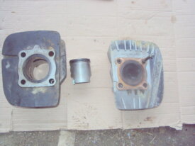 haut moteur de 125 kawasaki KE ou K1