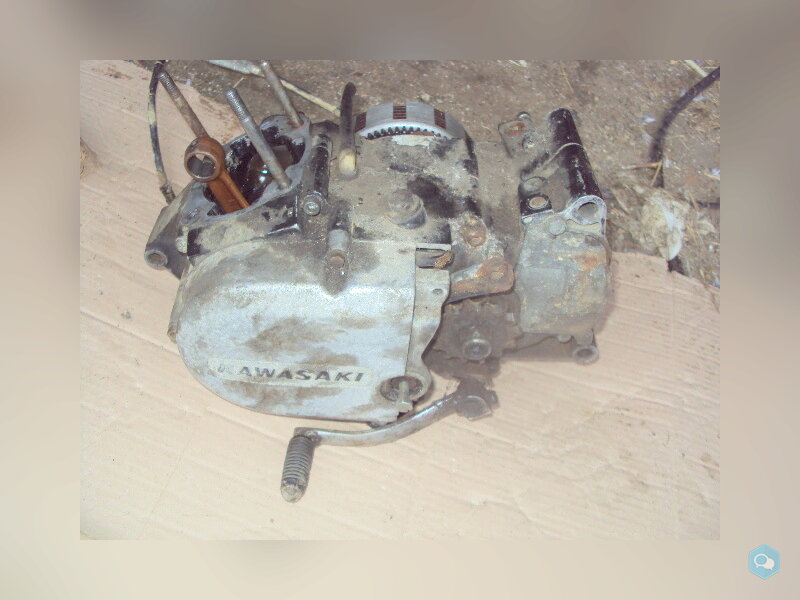 bas moteur de 125 kawasaki KE ou K1 3