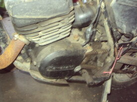 moteur de 125 kawasaki KE ou K1