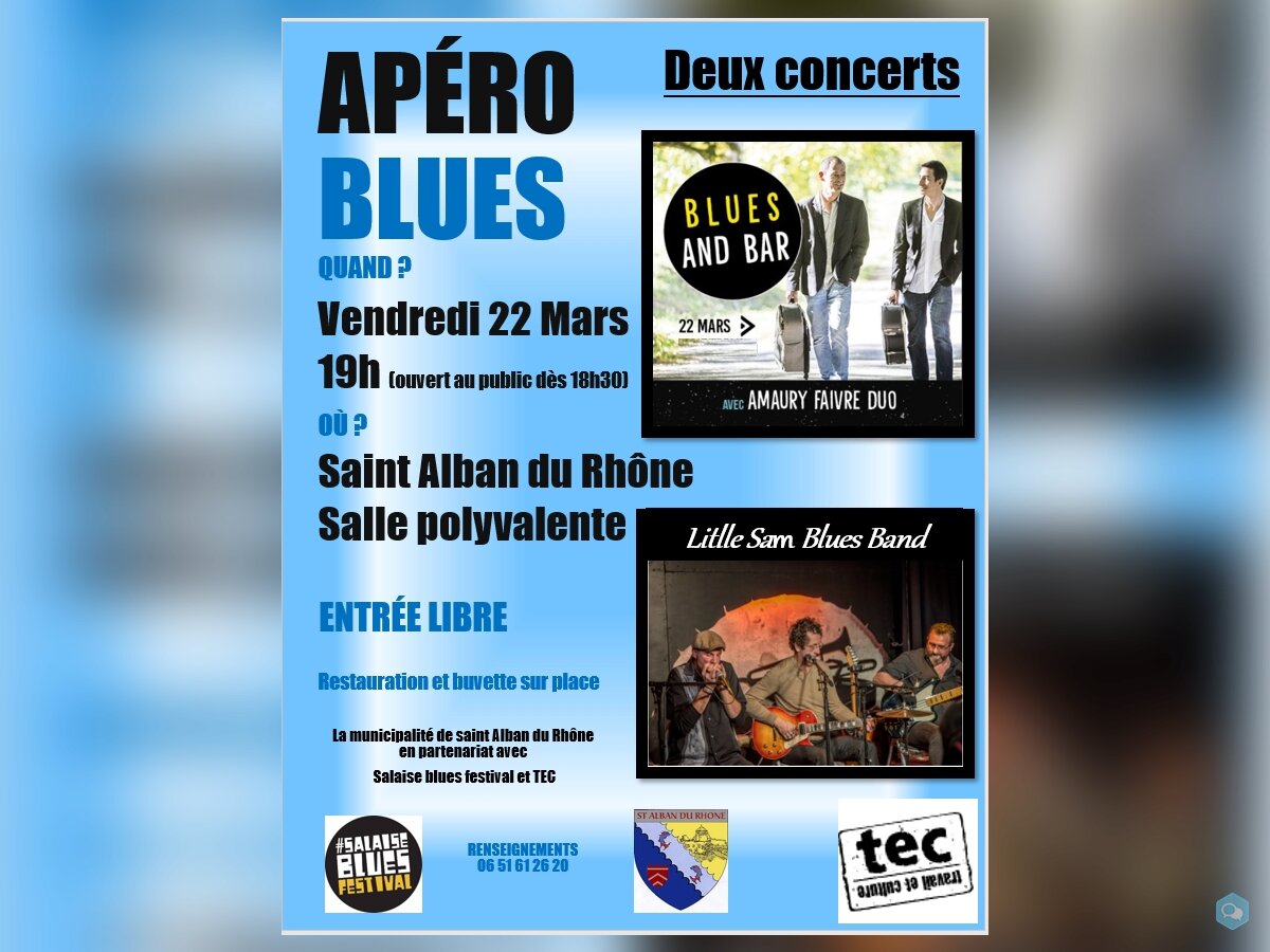 Apéro blues à St Alban du Rhone 1
