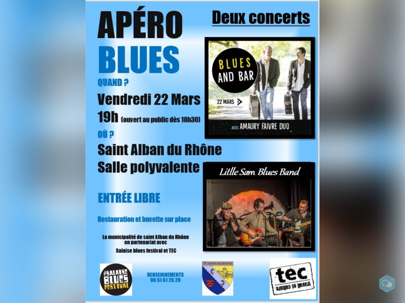 Apéro blues à St Alban du Rhone 1