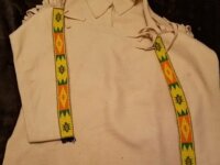 Beaded Wool hunting Shirt. XXL 2