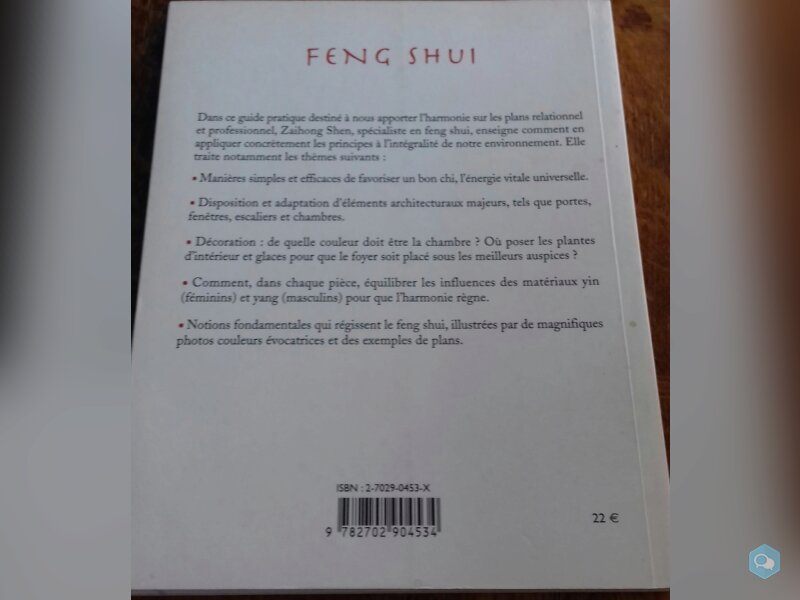 VENDS livres Feng Shui 4