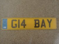 G14BAY cherished number plate 1