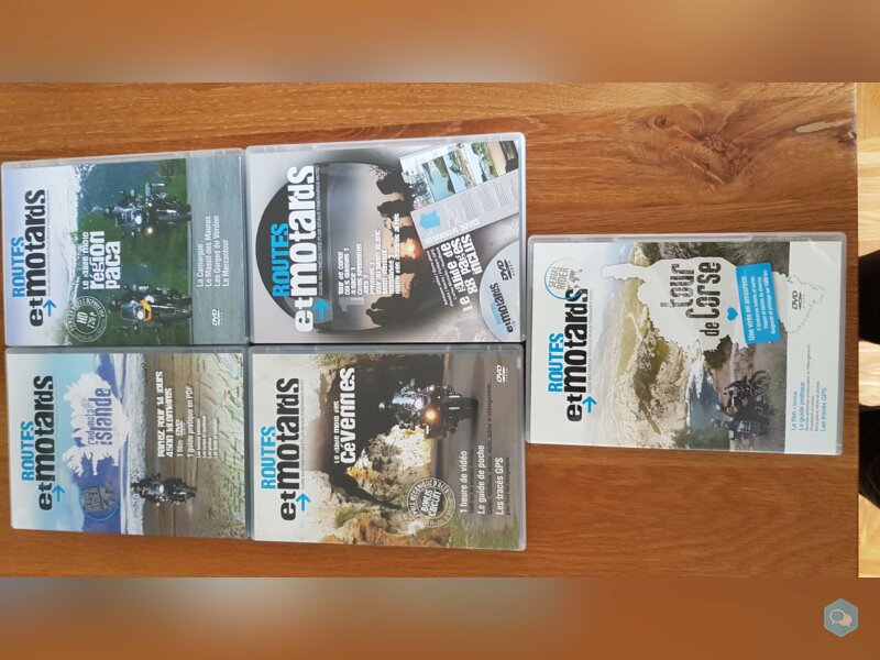 5 dvd routes et motards 1