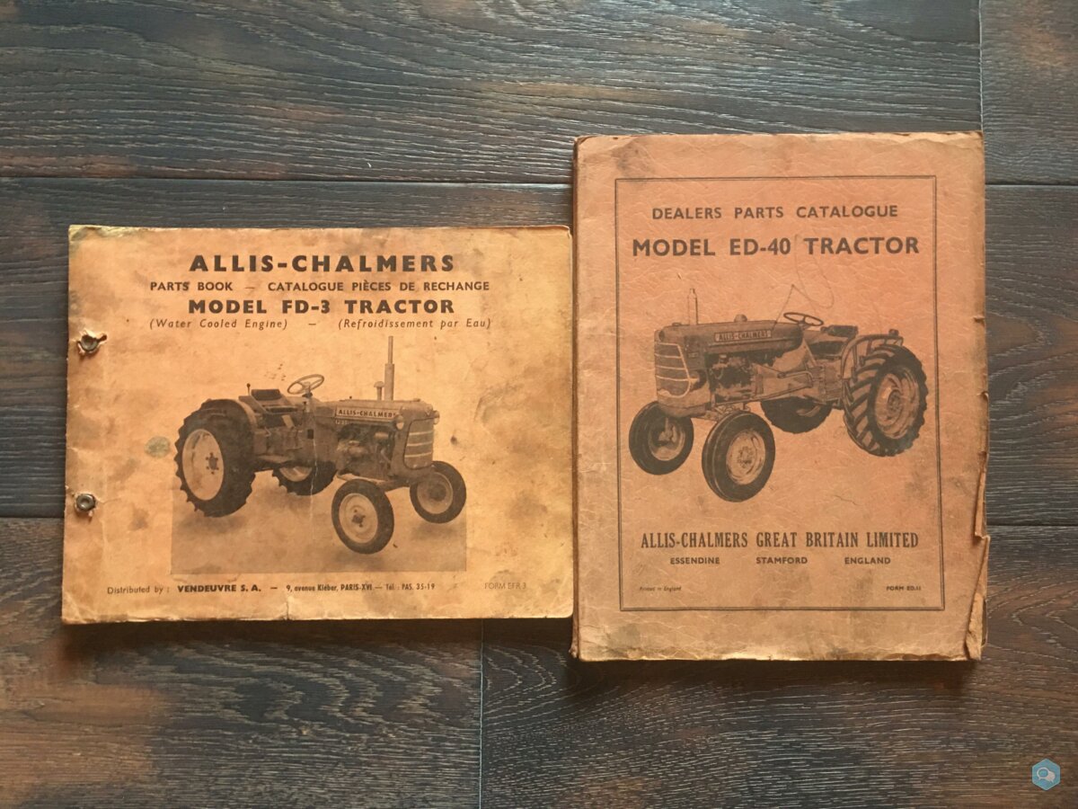 Manuels originaux Vendeuvre Allis ZF 3