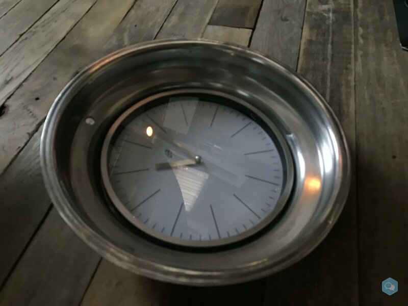 horloge a base de jante alu vintage 1