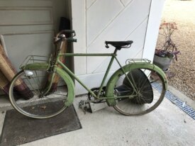 ancien velo porteur 1940