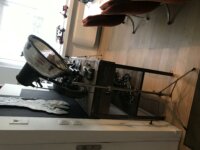 ancien projecteur sur pied telescopique 2