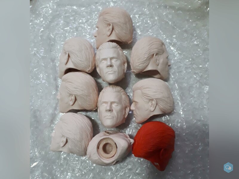 FS Benjamin Martin The Patriot head sculpt 1