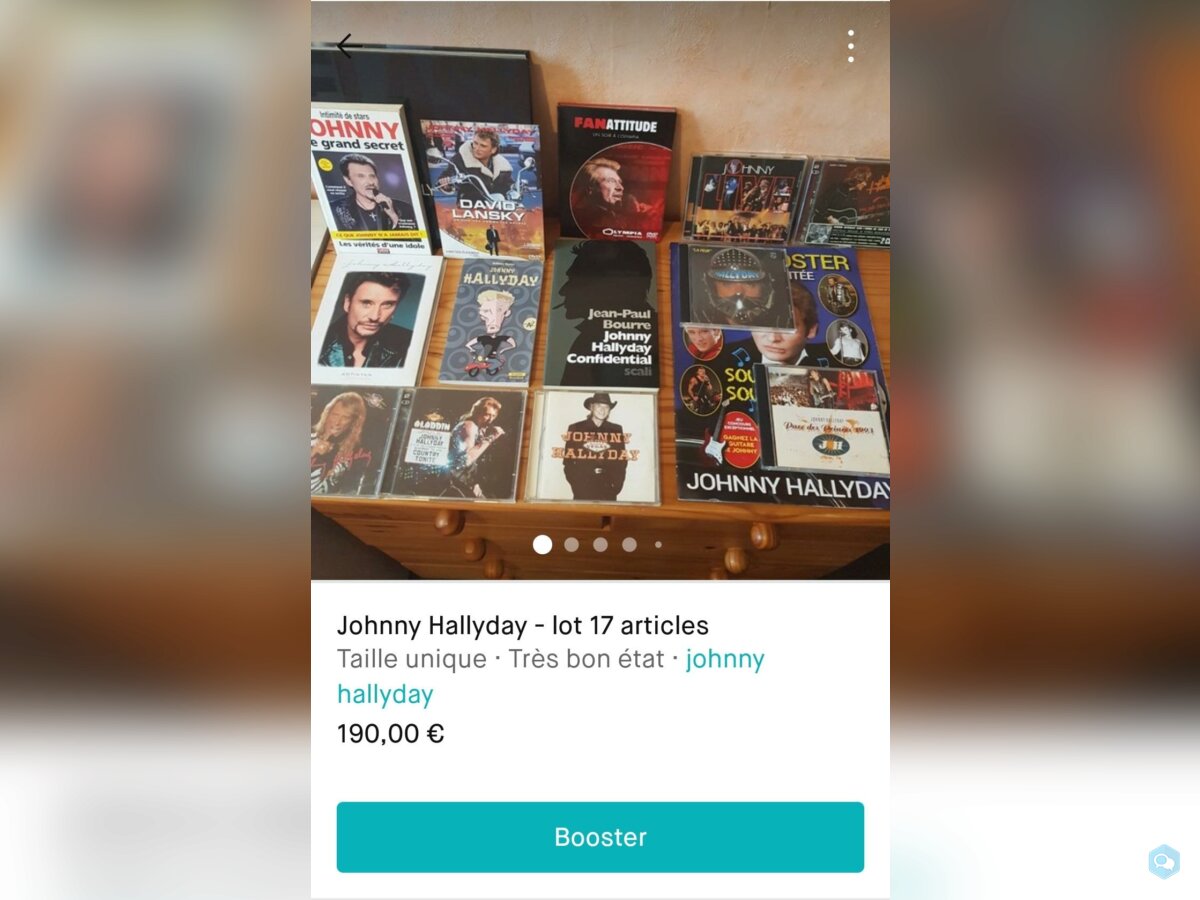 Johnny Hallyday - Vente 17 articles 3