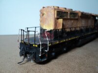 Locomotive SD40-2W  CN 5300 incendiée 6