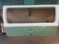 Rust free, damaged kombi tailgate 1