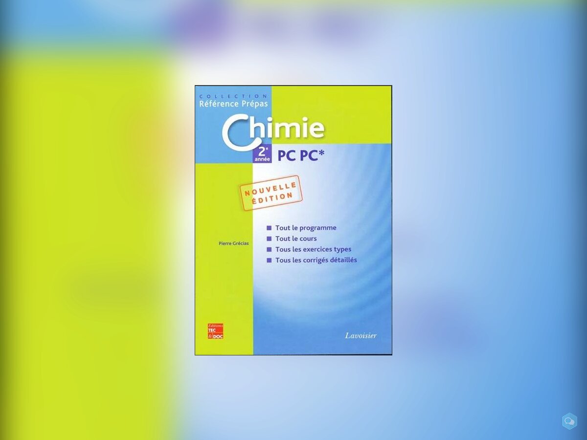 livre chimie PC PC* 1