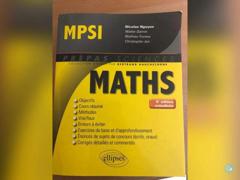 Livres de Maths et Physique 4