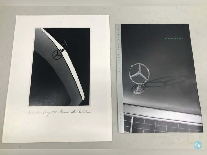 Brochures automobile Mercedes Benz 1