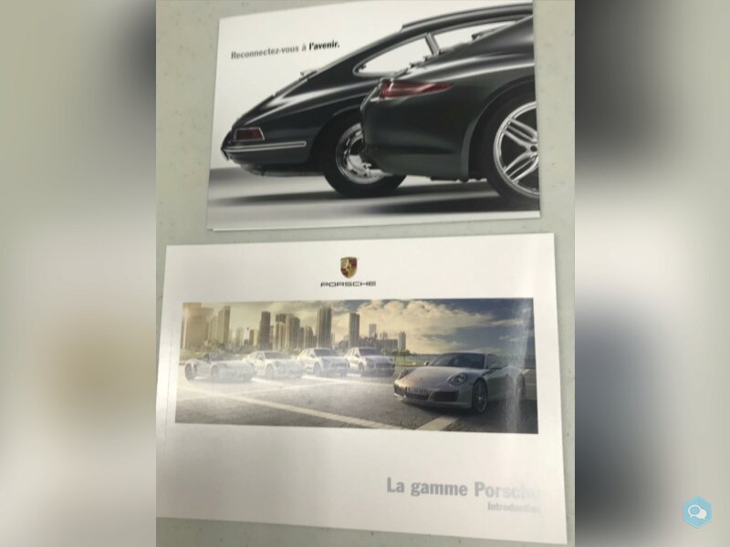 Brochures autos Porsche 1