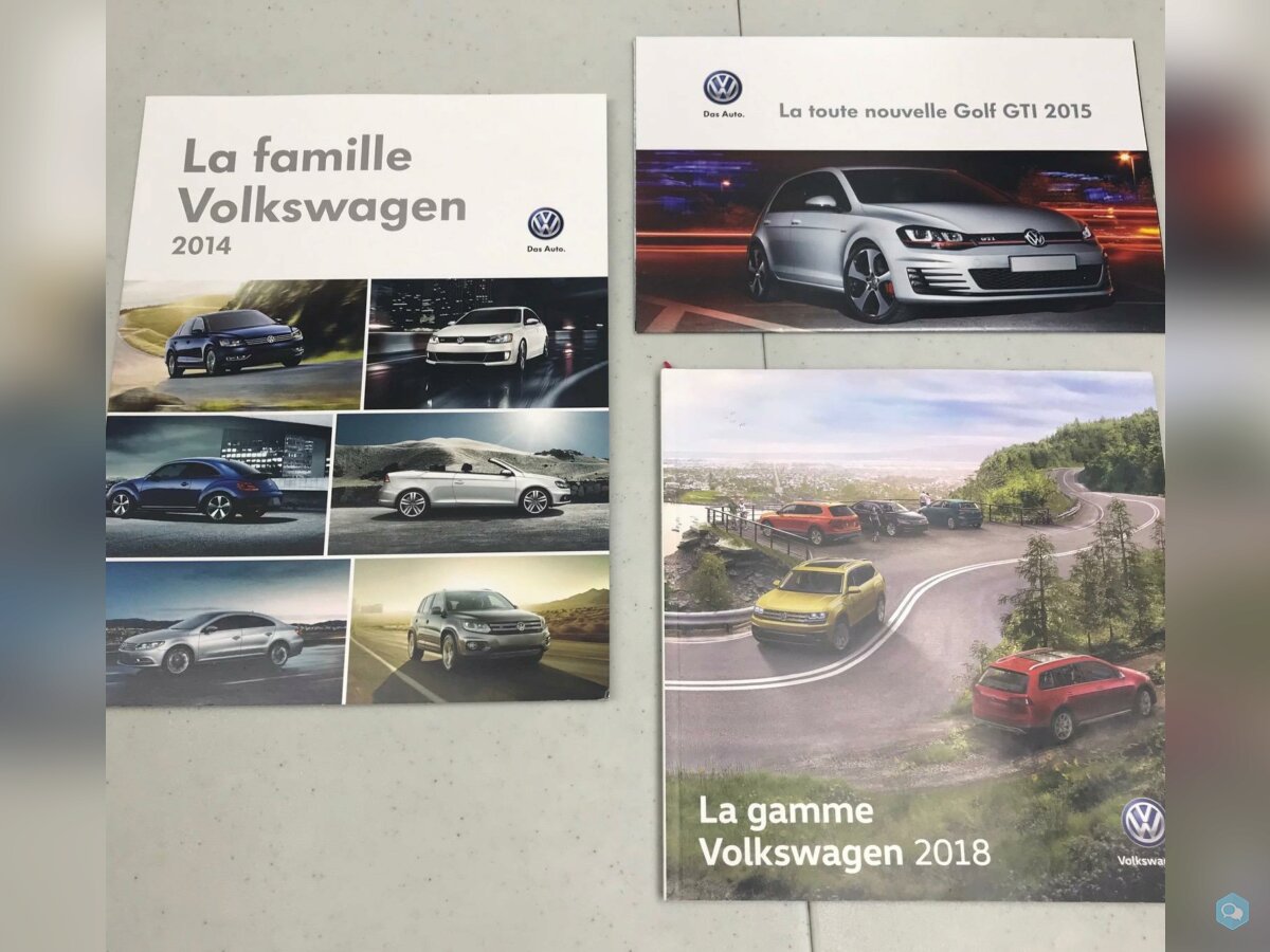 Brochures autos Volkswagen 6