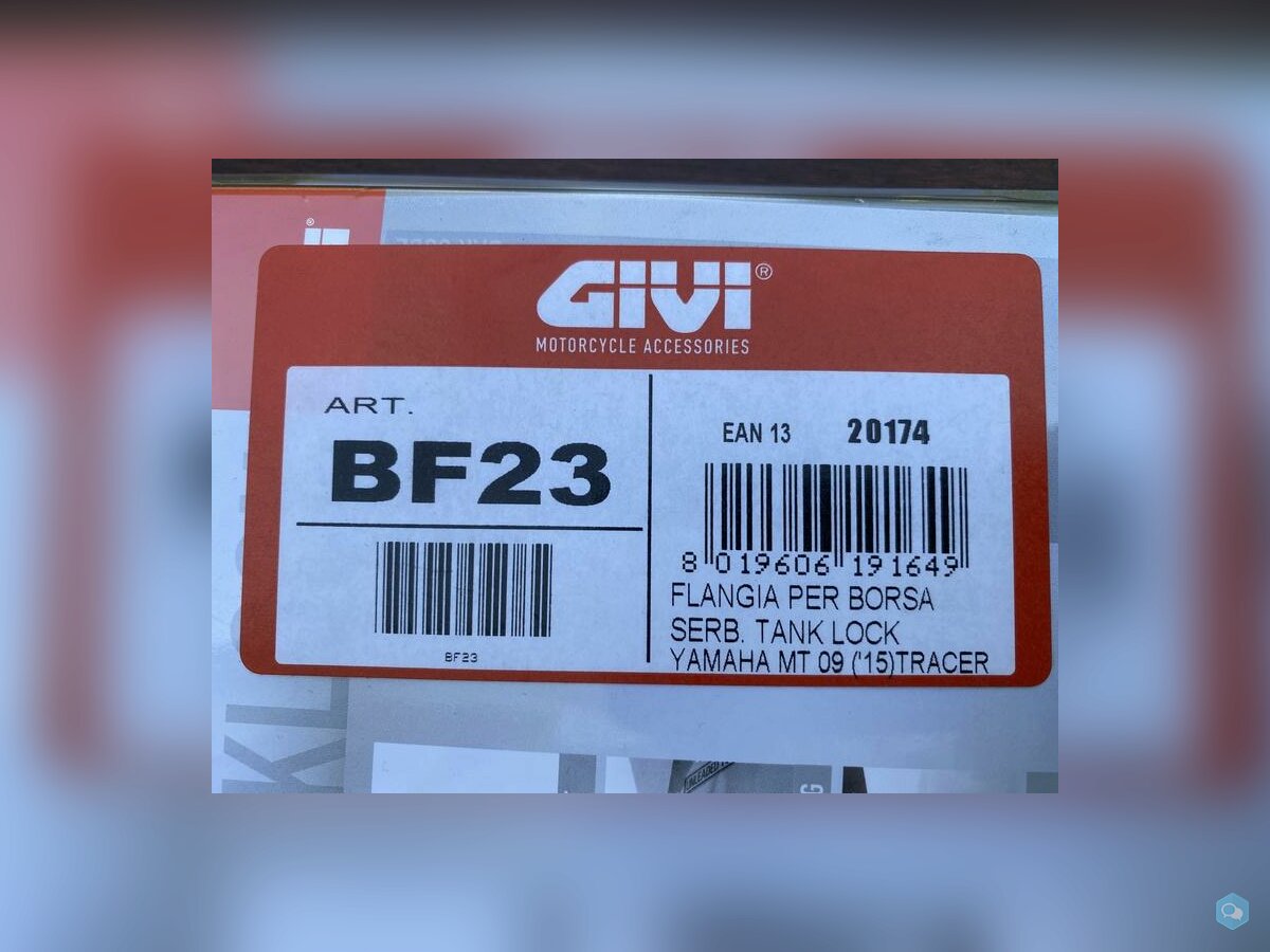 Bride Givi Tanklock BF23 pour MT09 Tracer 3