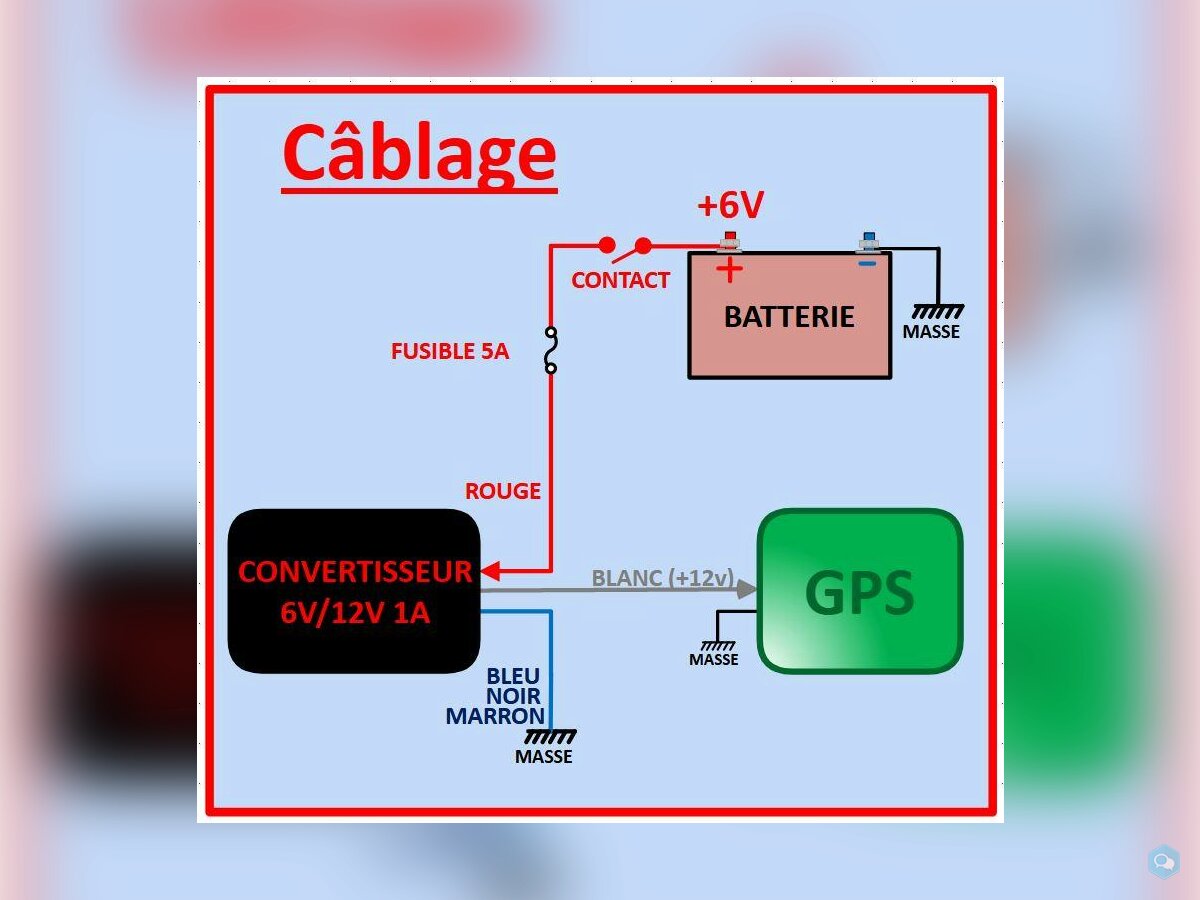 Convertisseur 6V en 12V 1A  1