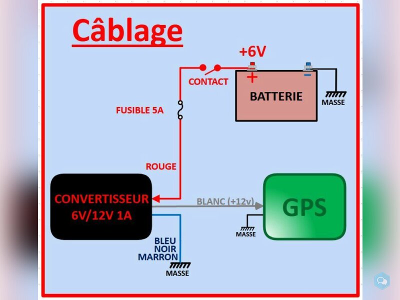 Convertisseur 6V en 12V 1A  1