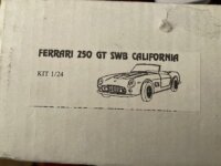 Ferrari 250 GT SWB California  Renaissance 1/24 1
