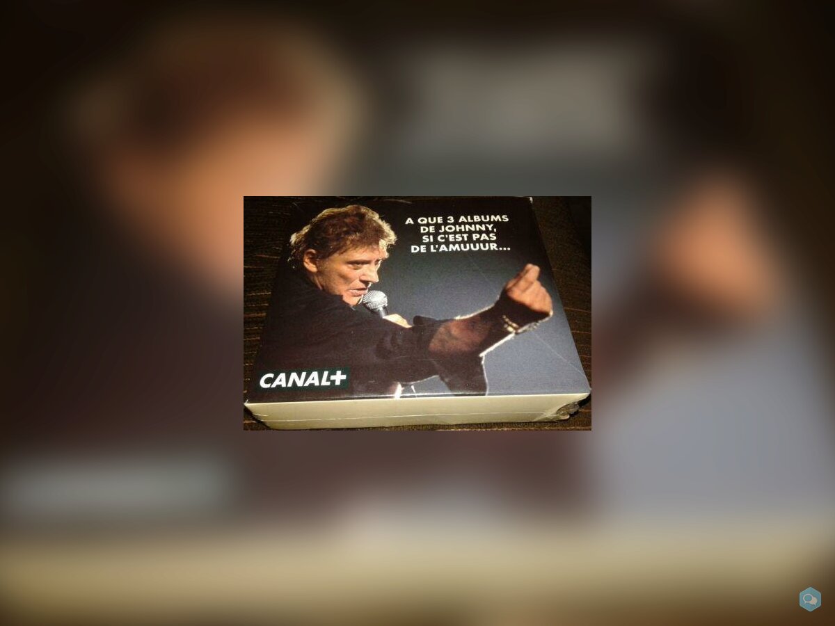 cofret johnny hallyday canal plus 1