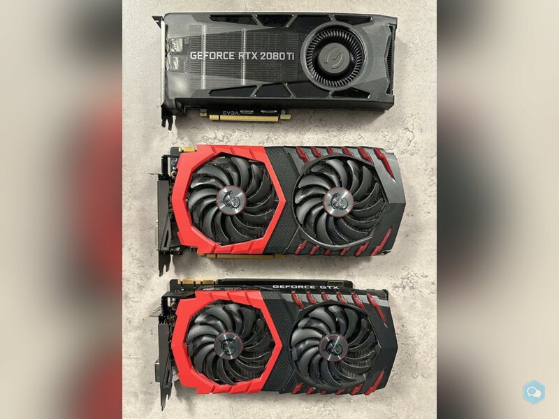 Cartes graphiques GTX 1080ti et RTX 2080ti 1