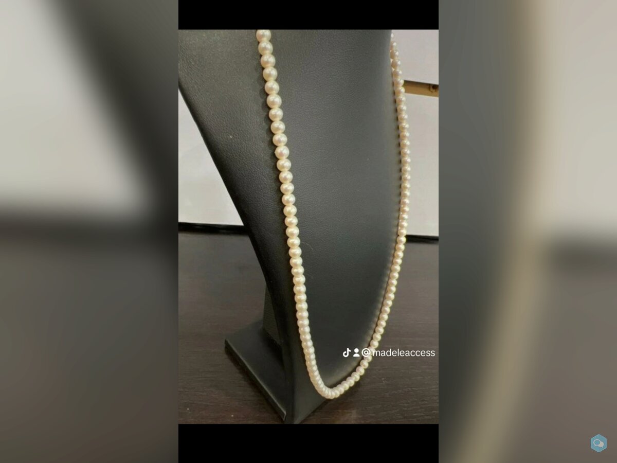 Collier perles de cultures naturelles  3